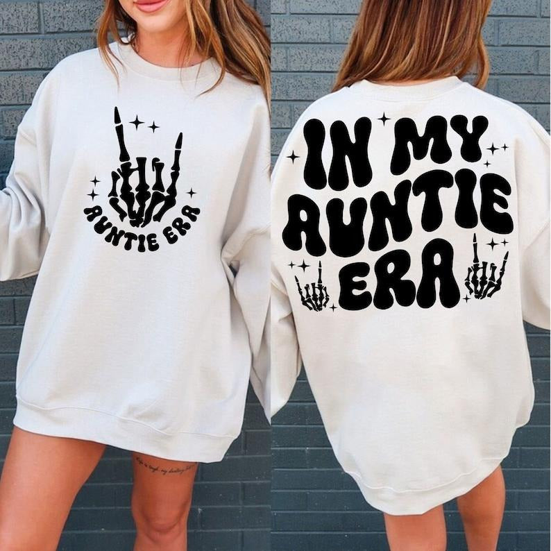 In My Auntie Era PNG Clip Art Instant Download, Auntie PNG, Aunt Shirt, Gift for Aunts, Aunt Gift, Cool Aunt Shirt...