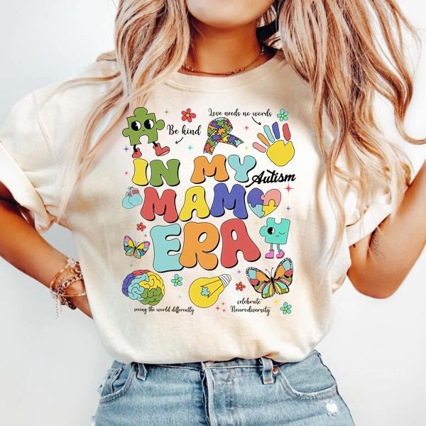 In My Autism Mama Era Shirt, Autism Mama Shirt, Autism Awareness Shirt, Autism Mom Shirt Hoodie, Sweatshirt