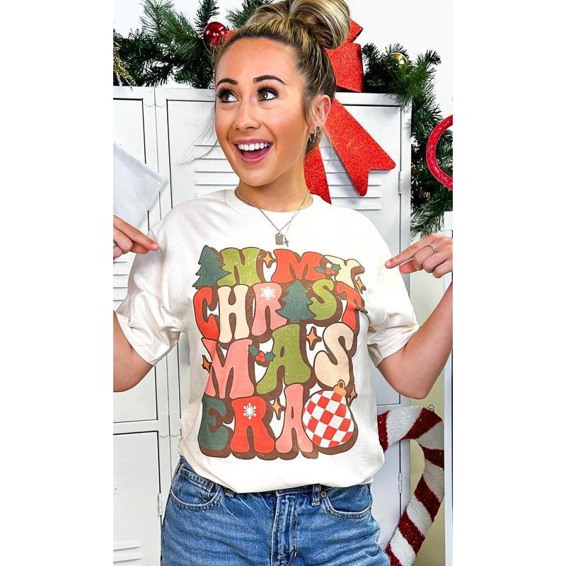 In My Christmas Era Graphic T-Shirt Hoodie, Sweatshirt | UrbanDripWear.com