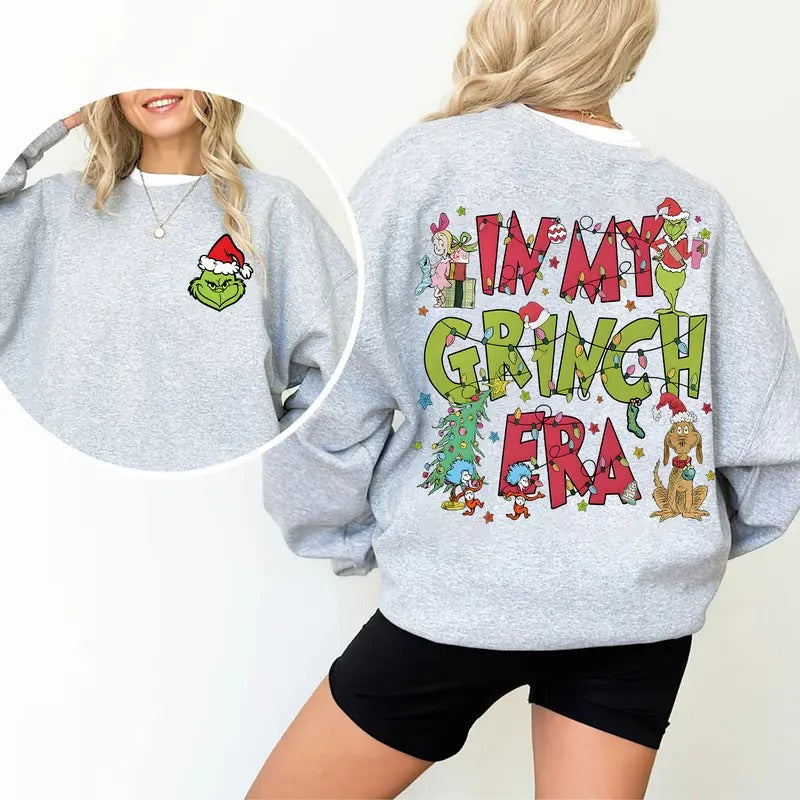 In My Christmas Era Sweatshirt, Whoville University T-Shirt, Funny Xmas Shirt, University Of Whoville Tee Shirt,...