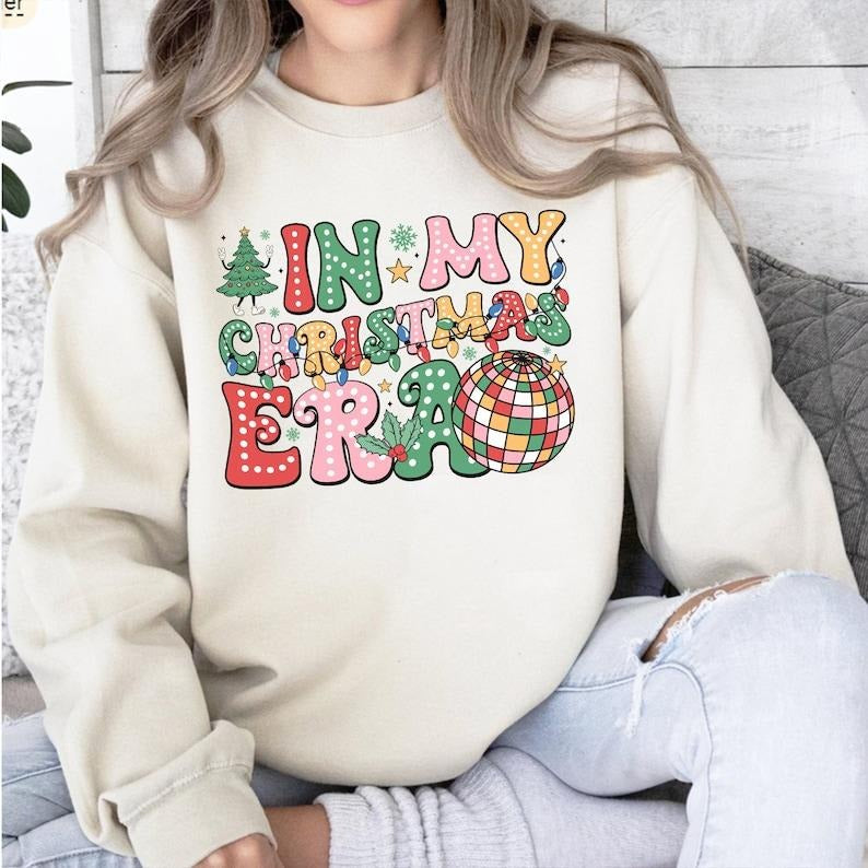 In My Christmas Era Women's Sweatshirt T-Shirts, Hoodie | UrbanDripWear.com