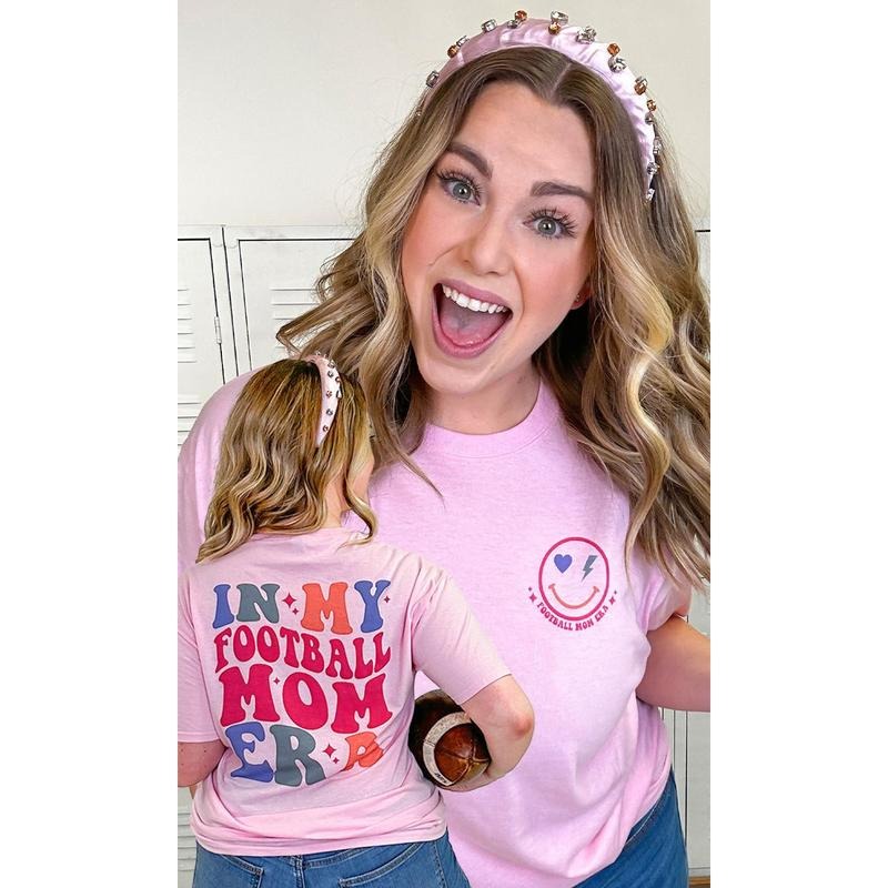 In My Football Mom Era Graphic T-Shirt Hoodie, Sweatshirt | UrbanDripWear.com