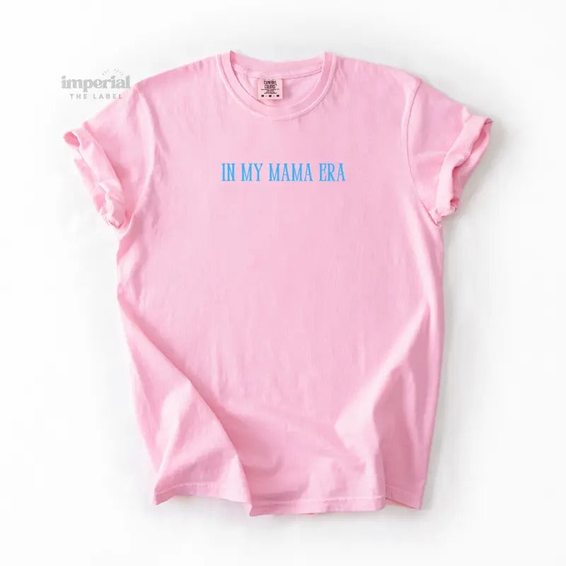 In My Mama Era Comfort Colors T-Shirt, Oversized Vintage-Washed Tee, Soft Garment-Dyed Cotton, Aesthetic Streetwear,...