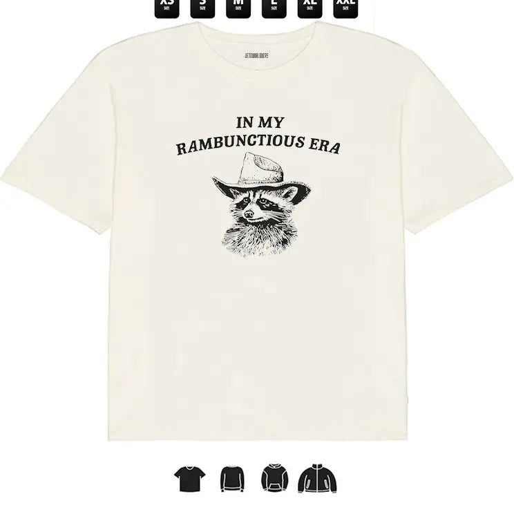 In My Rambunctious Era - Unisex Heavy Taped neck T-Shirt, Gifts Hoodie, Sweatshirt | UrbanDripWear.com