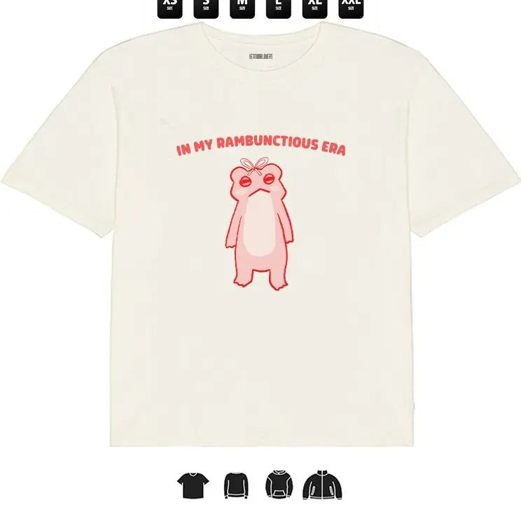 In My Rambunctious Era Funny Frogl Unisex T-Shirt, Gifts Hoodie, Sweatshirt | UrbanDripWear.com