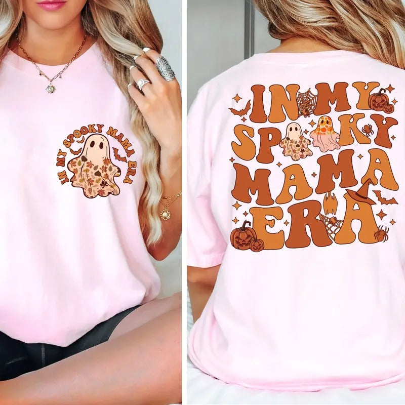 In My Spooky Mama Era Shirt Mom Shirt Halloween Shirt Mom Gift Spooky Mom Tee Grandma Gift Ghost Shirt Concert Shirt...