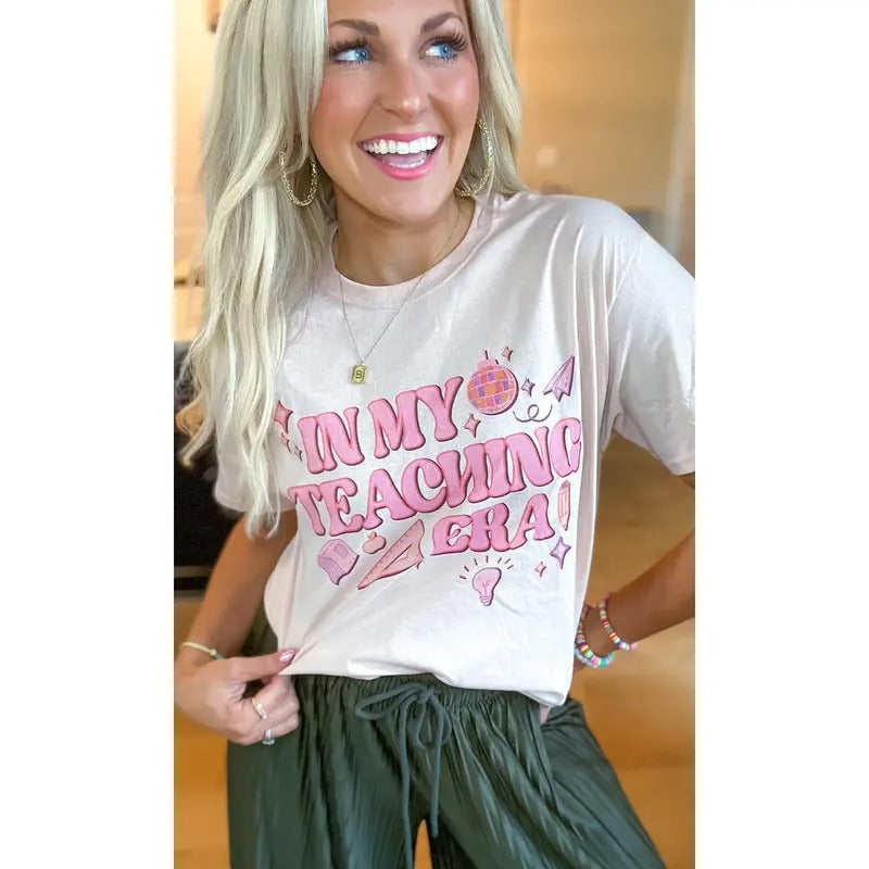 In My Teacher Era Graphic T-Shirt Hoodie, Sweatshirt | UrbanDripWear.com