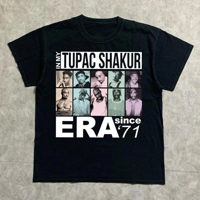 In My Tupac Era Shirt, Vintage TuPac Graphic Tee, 2Pac Shirt, 90s Merch, Rapper Shirt, Hip Hop 90s Legends Shirt, Rapper...
