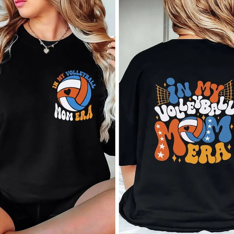 In My Volleyball Mom Era Sweatshirt,  Volleyball Shirt,  Volleyball Mom Shirt, Mom Shirt Hoodie | UrbanDripWear.com