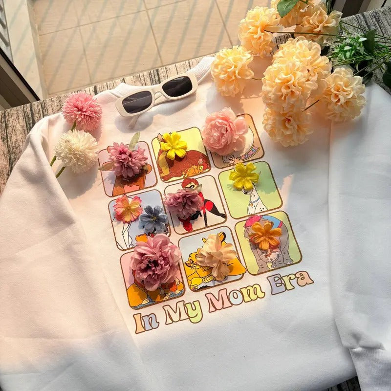 In my mom era t-shirt, sweatshirt, hoodie, Mom Gift, Mother's Day Shirt, Mother's Day Gift, Mom Shirt, Happy Mother's Day...