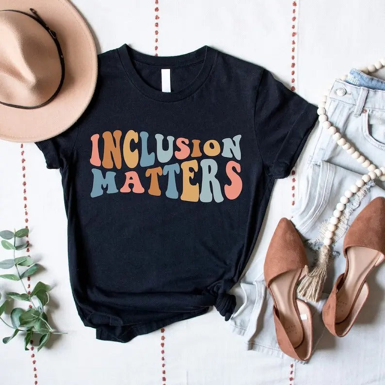 Inclusion Matters, Special Education Shirt, Autism Awareness, Mindfulness Shirts, Sped Teacher Shirt, Equality Shirt,...