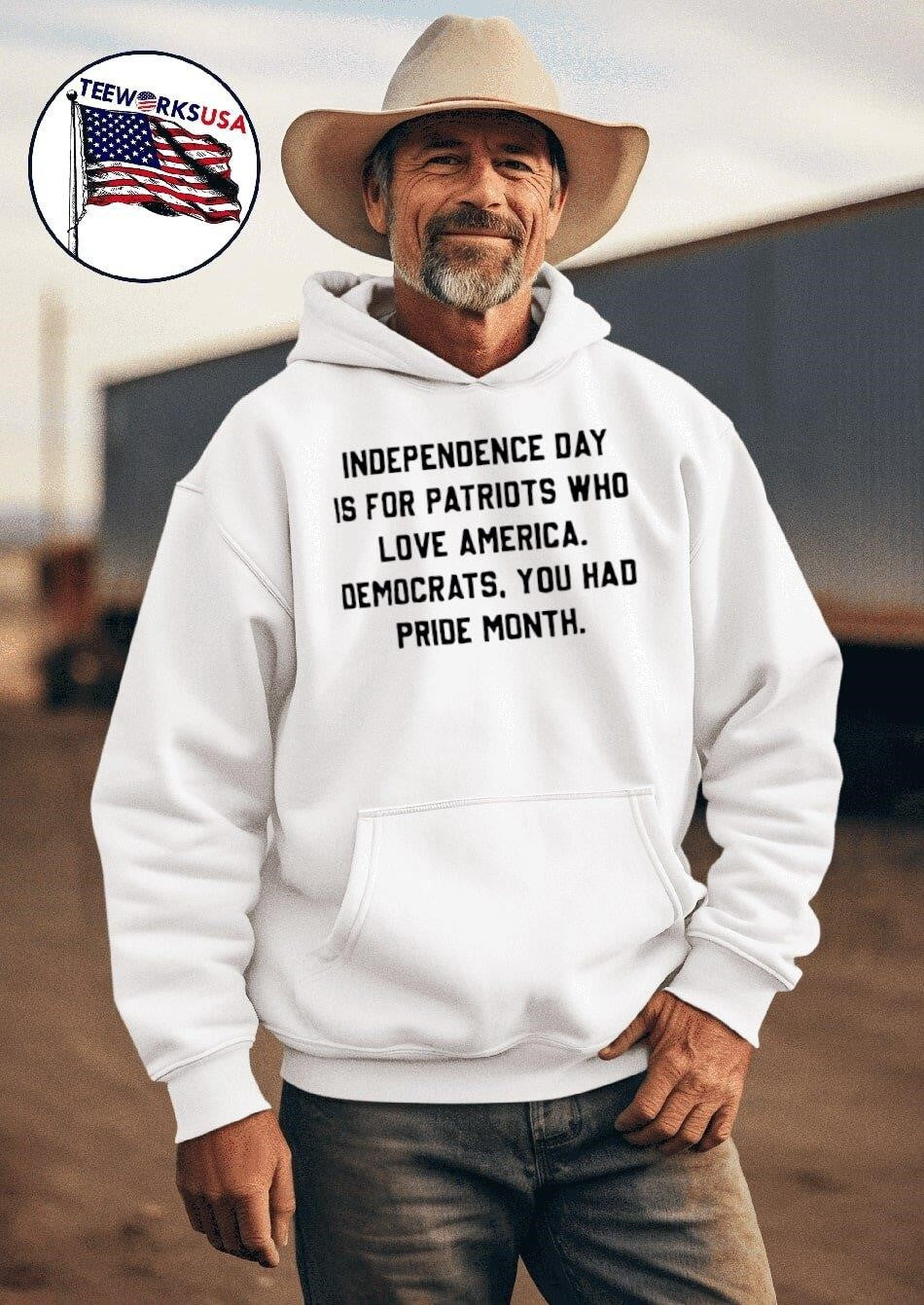 Independence Day Is For Patriots Who Love America Democrats You Had Pride Month Shirt