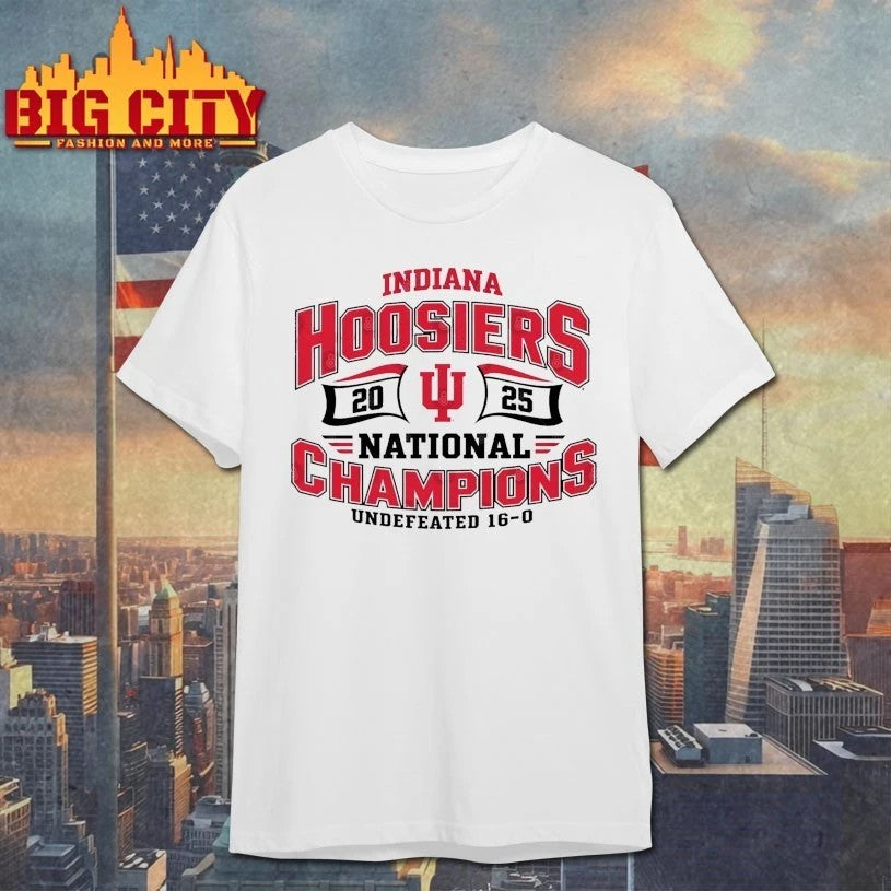 Indiana Hoosier 2025 national champions Undefeated 16-0 t-shirt