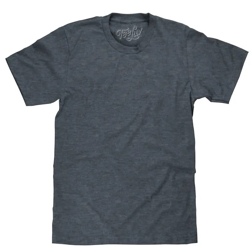 Indigo Black Heather Blank T-Shirt - Indigo Hoodie, Sweatshirt | UrbanDripWear.com