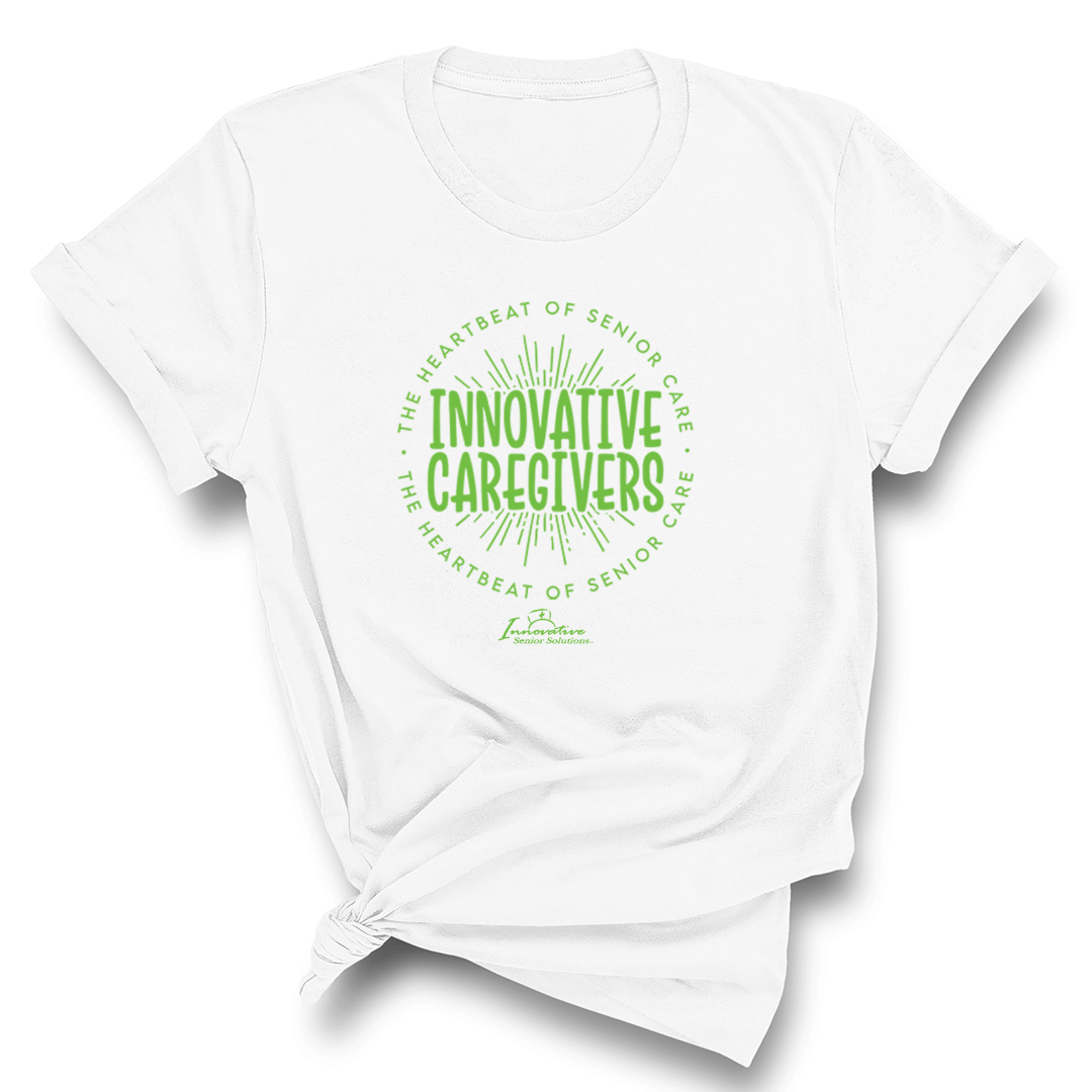 Innovative Caregivers - The Heartbeat of Senior Care Unisex Tee (ISS) (CUSTOMS)