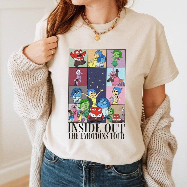 Inside Out The Emotions Tour Shirt, Inside Out Characters Shirt Hoodie, Sweatshirt | UrbanDripWear.com