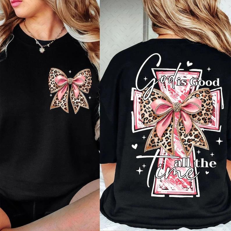 Inspirational and Stylish T - Shirt: Express Your Faith with the "God is Good all the Time" Design