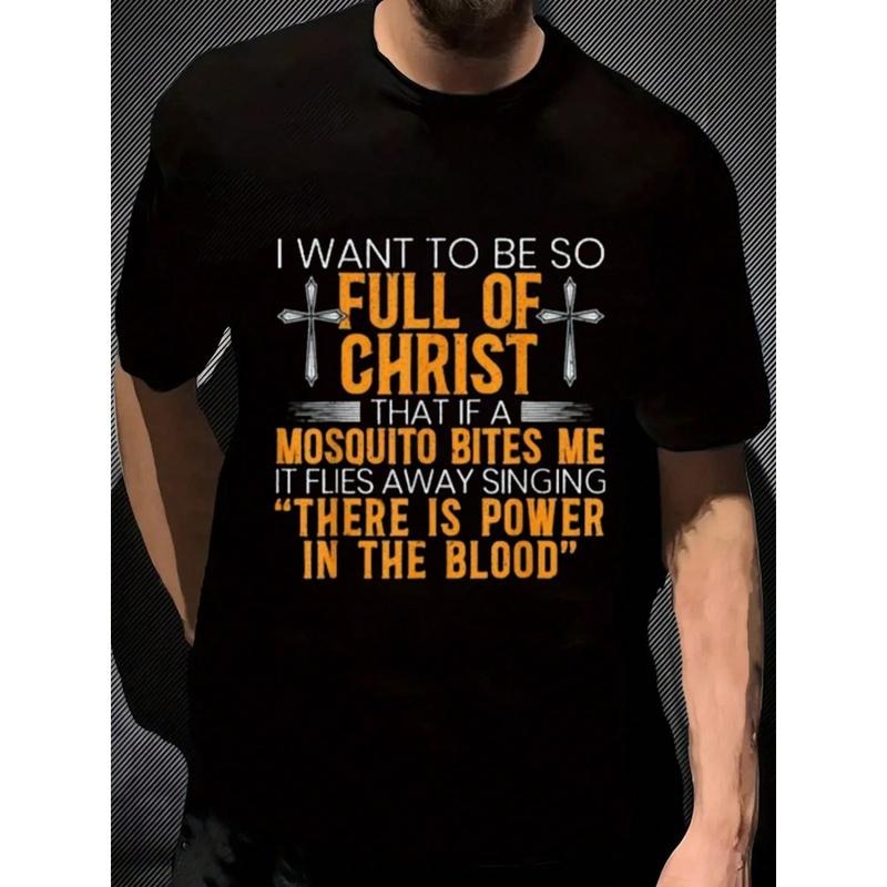 Interesting Christian Religion God Servant Faithful Jesus T-Shirt Casual Fashion Pullover Comfortable Skin-Friendly...