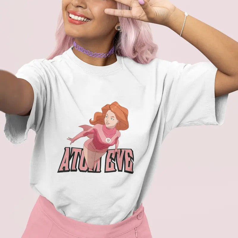 Invincible Superhero Anime-Inspired Cotton T-Shirt for Men & Women - Retro Hip Hop Streetwear, Short Sleeve Invincible...