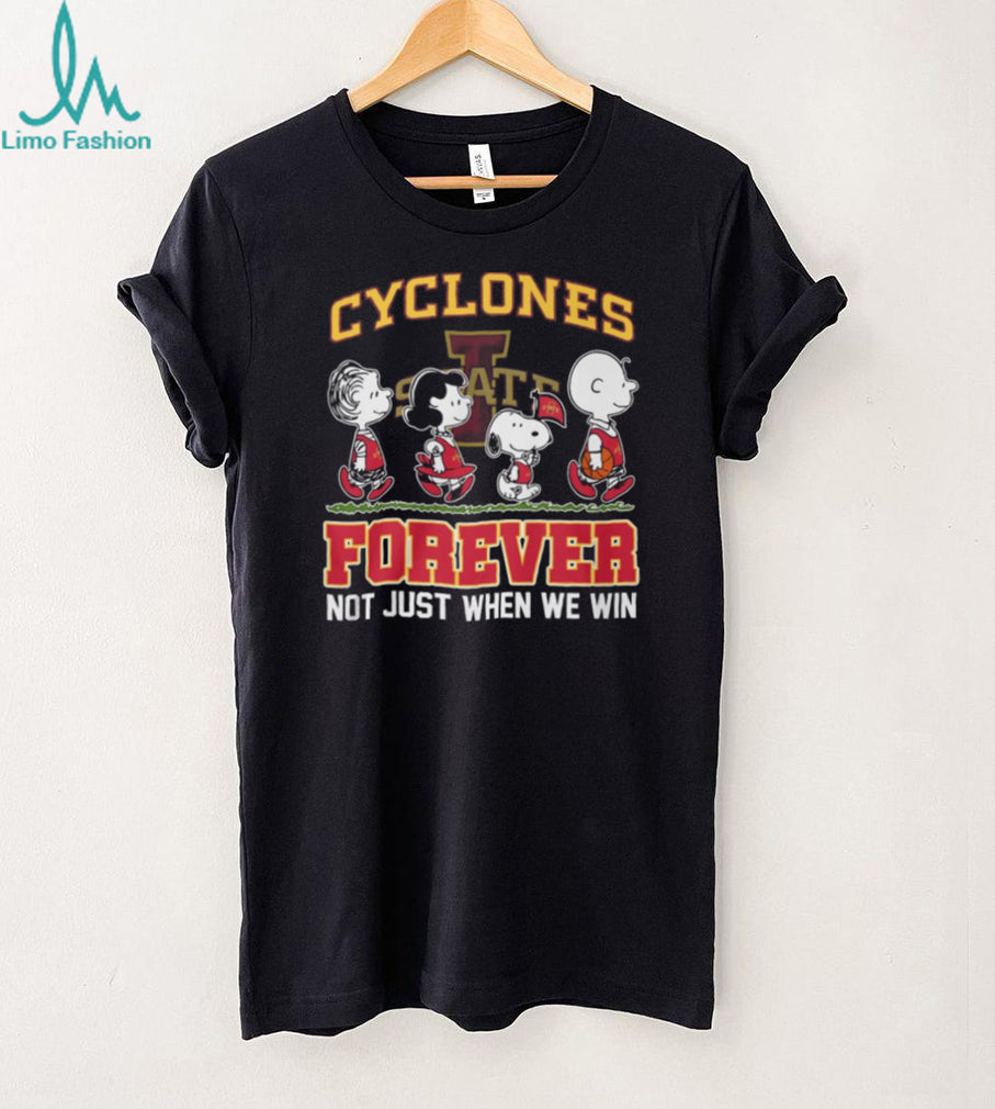 Iowa State Cyclones Forever Peanuts Walking Gang T Shirt