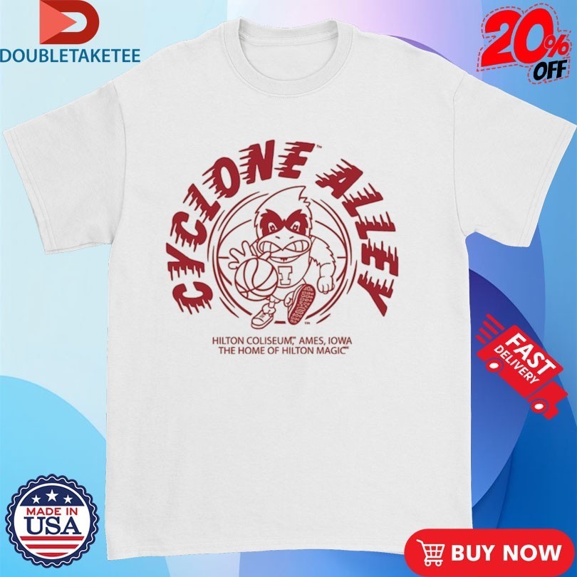 Iowa State Cyclones Hilton Coliseum Ames The Home Of Hilton Magic Mascot Shirts