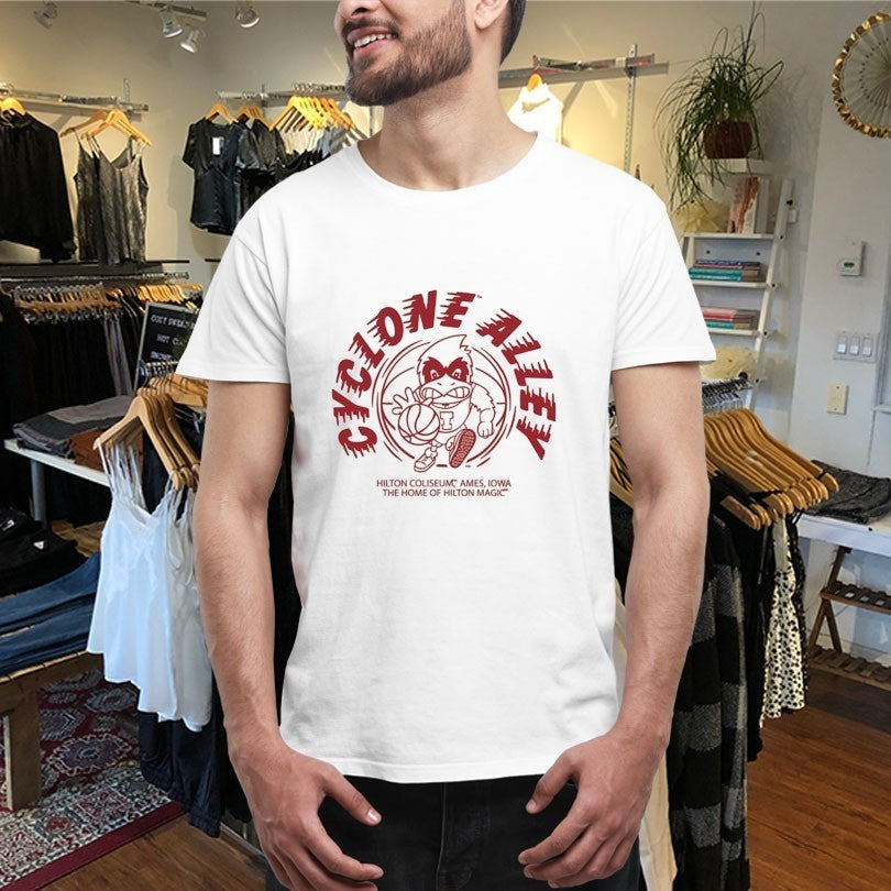 Iowa State Cyclones Hilton Coliseum Ames The Home Of Hilton Magic Mascot Shirts