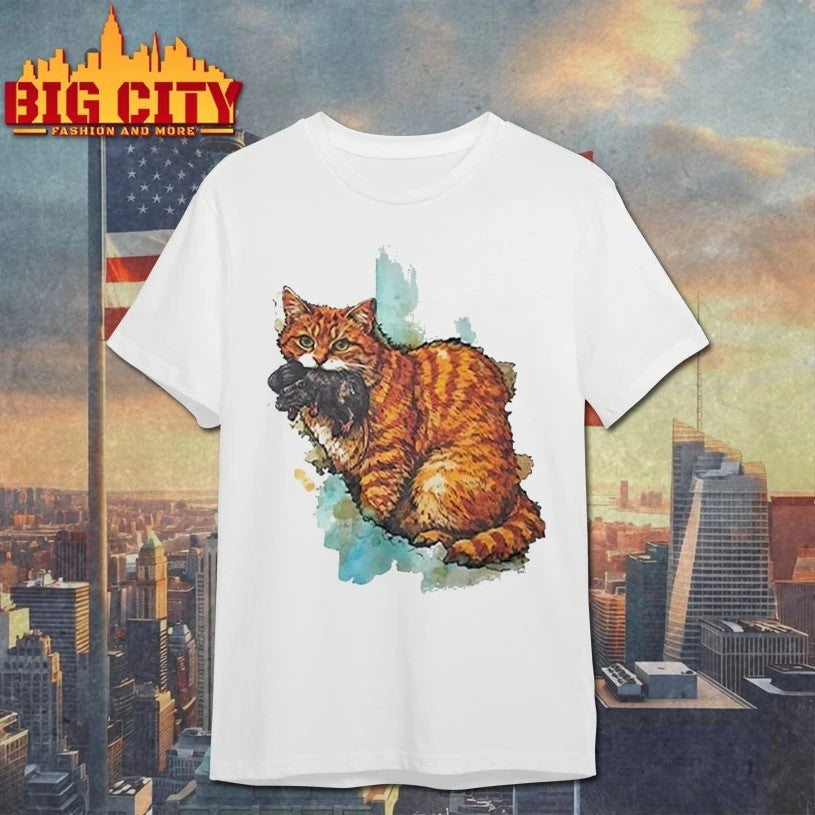 Iran Map Orange Tabby Cat t-shirt
