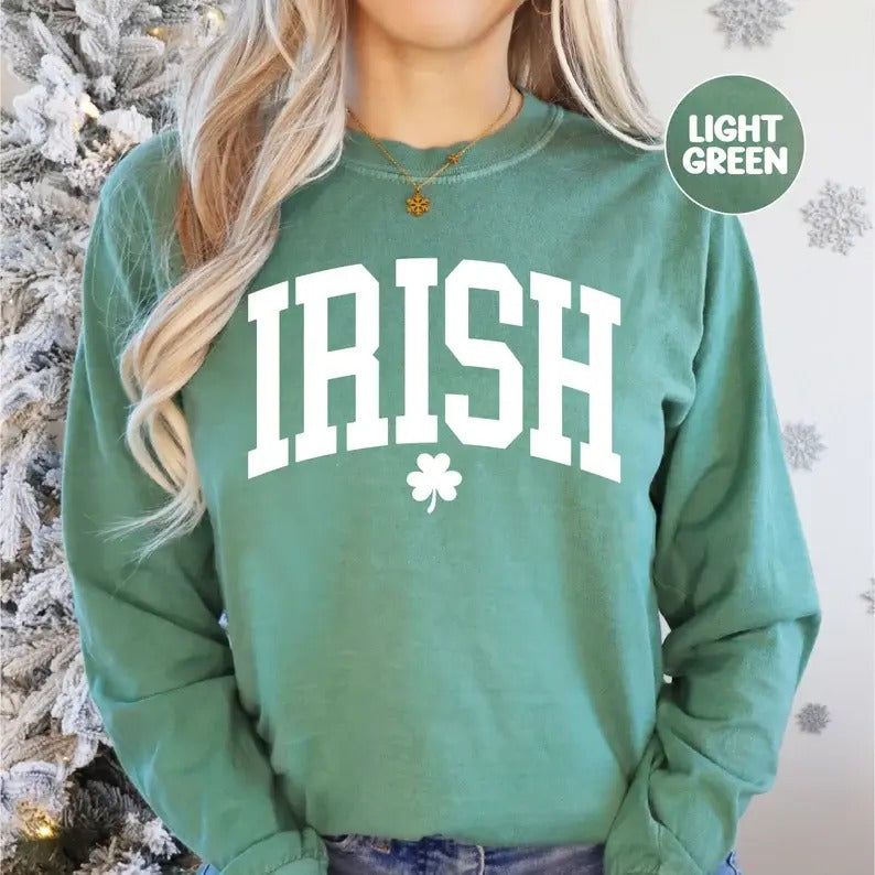 Irish Clover Sweatshirt, Hoodie, T-Shirt | UrbanDripWear.com