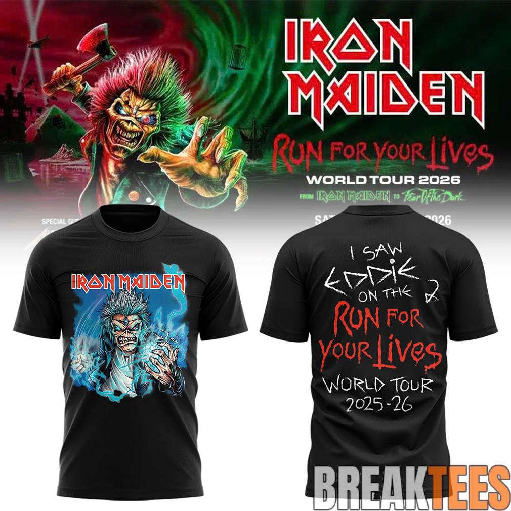 Iron Maiden Run For Your Lives 2026 Shirt