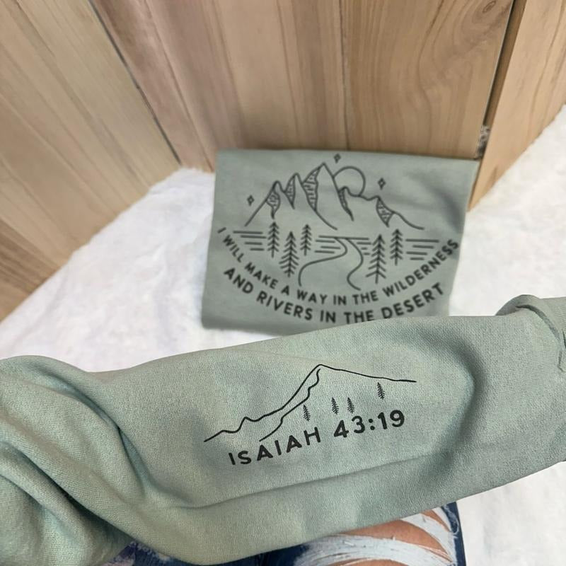 Isaiah 43:19 Sweatshirt - Christian Sweatshirt T-Shirts, Hoodie | UrbanDripWear.com