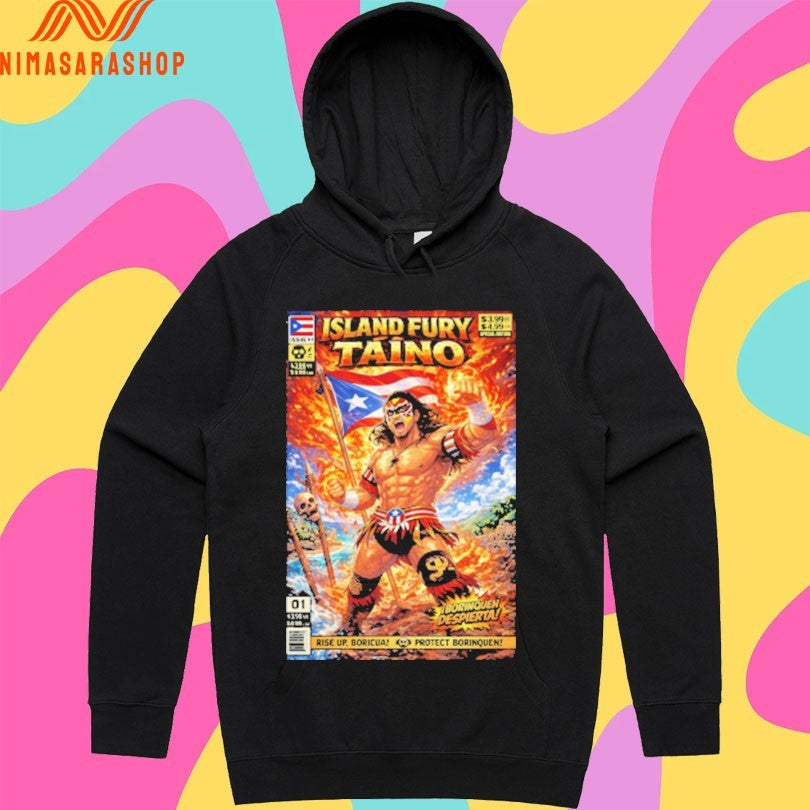 Island Fury Taino Taino Comic Book Cover Shirts