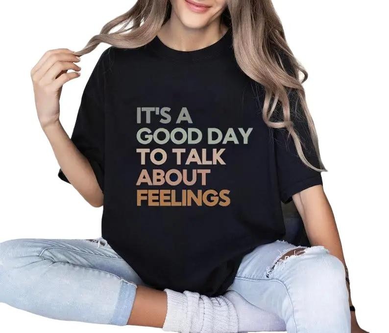 It's A Good Day To Talk About Feelings Sweatshirt, School Counselor Sweatshirt, Cute Mental Health Sweatshirt, Unisex...