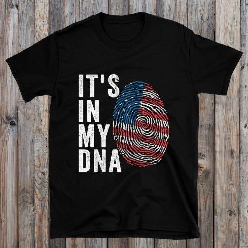It's In My  - United States Flag T-Shirt made in usa Hoodie, Sweatshirt | UrbanDripWear.com