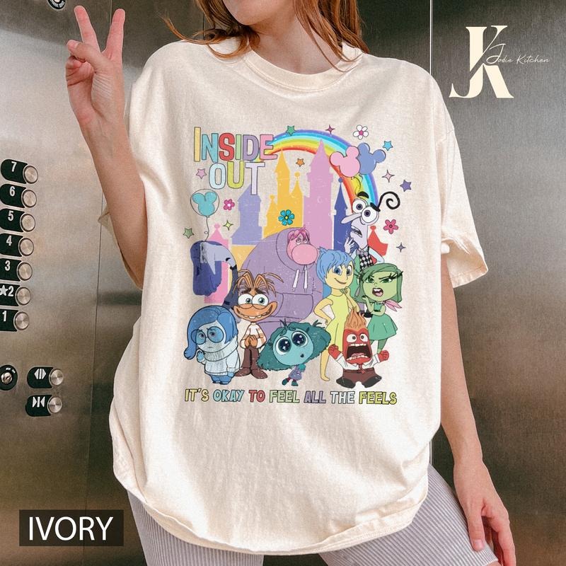 It's Okay To Feel All The Feels Shirt, Mental Health Matter Shirt, Emotional support shirt, Feelings shirt, Inside Out...