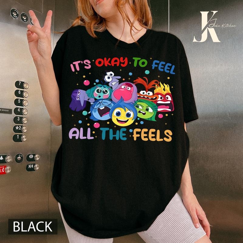 It's Okay To Feel All The Feels Shirt, Mental Health T-Shirt, Inclusion Sweatshirt, Speech Therapy Shirt, BCBA Shirt,...