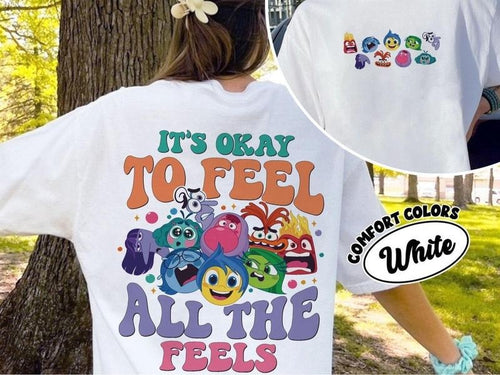 It's Okay To Feel All The Feels Youth Shirt, Inside Out Movie Shirt Hoodie, Sweatshirt | UrbanDripWear.com