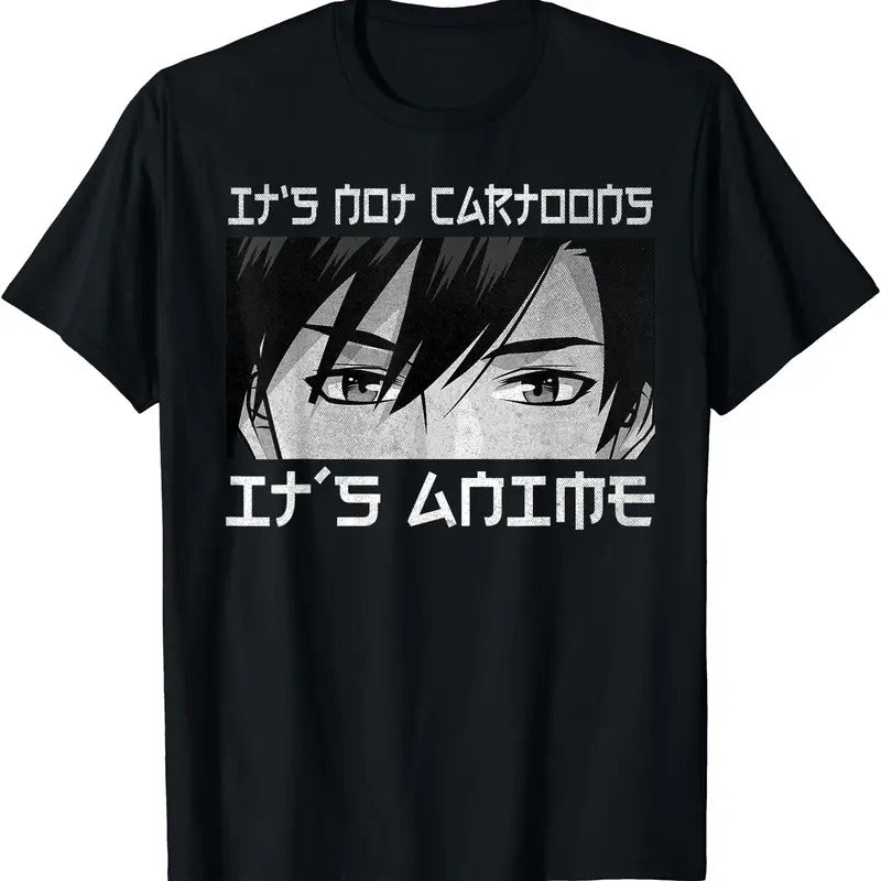 Its Not Cartoons Its Anime Boy Manga Lover Otaku Anime Merch TShirt Hoodie, Sweatshirt | UrbanDripWear.com