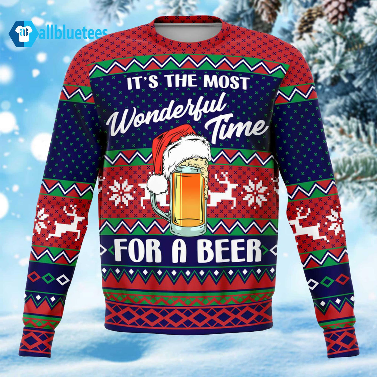 It’s The Most Wonderful Time For A Beer Ugly Christmas Sweater