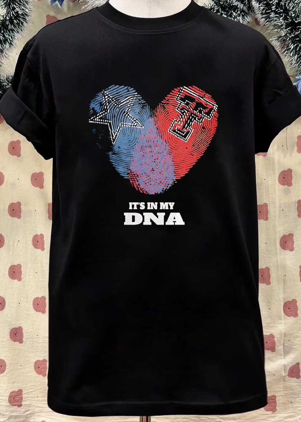 It’s in My DNA Dallas Cowboys Texas Tech T-Shirt