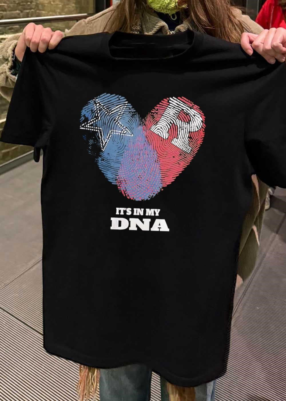 It’s in my DNA Star And Letter P Logo Dallas Cowboys T-Shirt