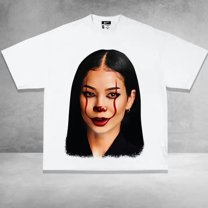 J.Aiko Big Face Tee, Jhenee Halloween T-shirt Hoodie, Sweatshirt | UrbanDripWear.com