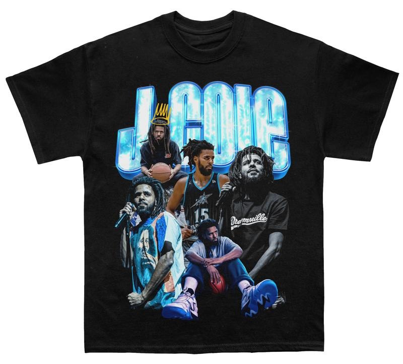 J Cole T-Shirt - Streetwear, Fans Gift For Men And Women T-Shirt Hoodie, Sweatshirt | UrbanDripWear.com