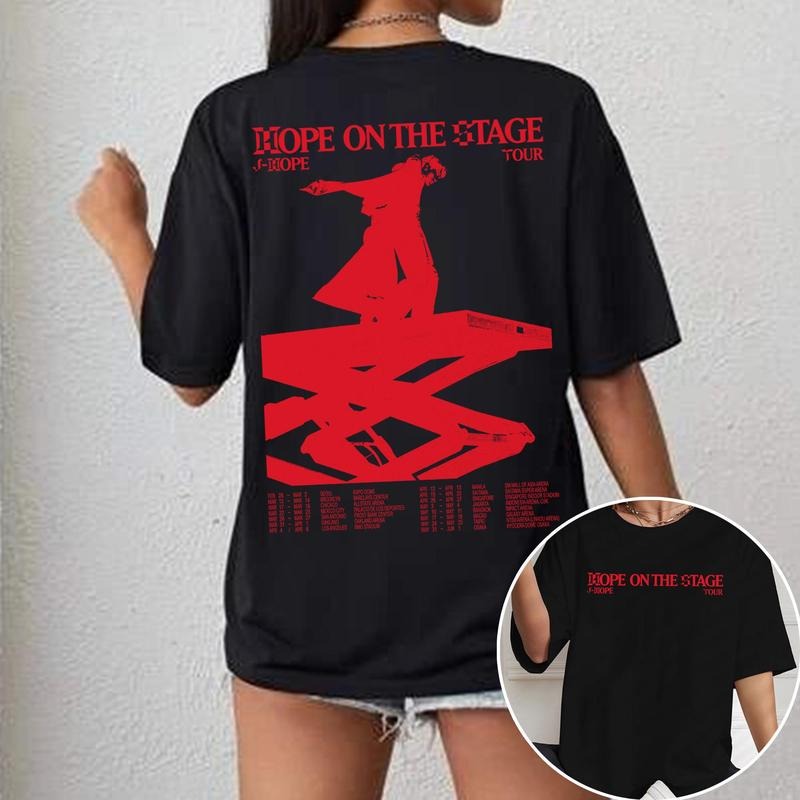J-Hope Hope On The Stage Tour T-shirt, Hope On The Street Shirt, J Hope World Tour Shirt, BTS Hobi Shirt, J Hope Shirt...