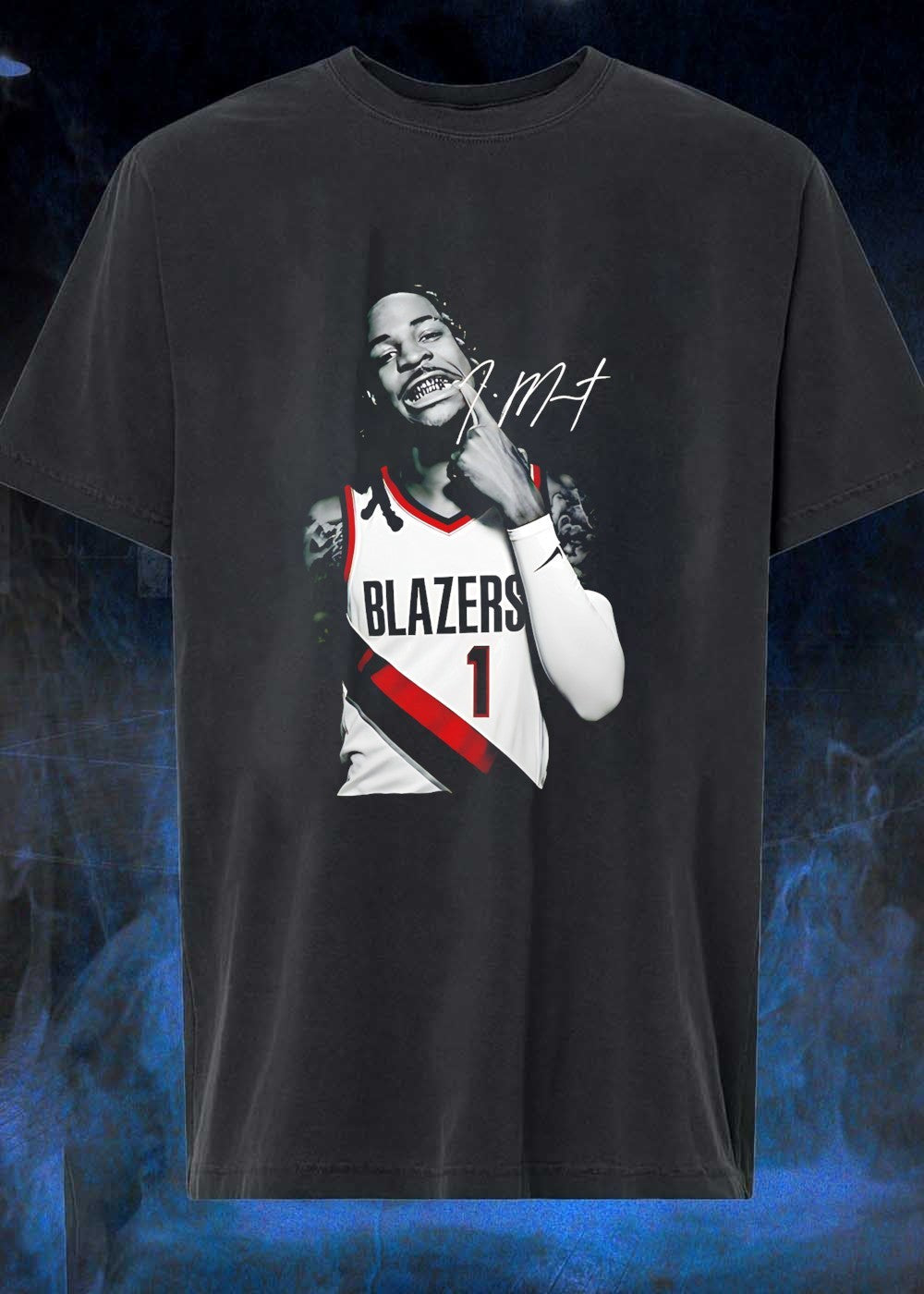 J MT Player Touching Teeth Blazers T-Shirt