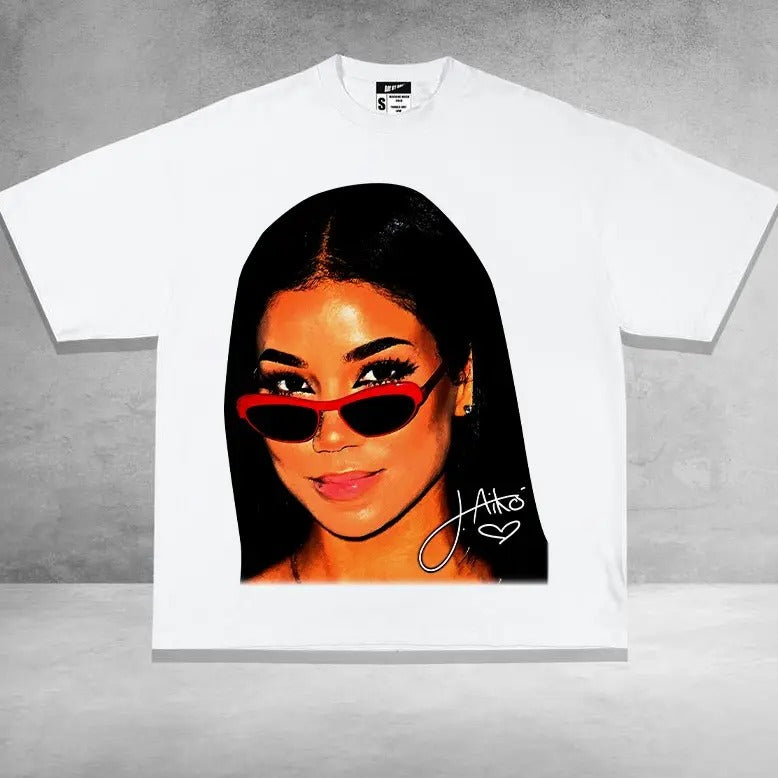 J.Aiko Big Face Graphic T-shirt, Gift For Fan J.Aiko Hoodie, Sweatshirt | UrbanDripWear.com