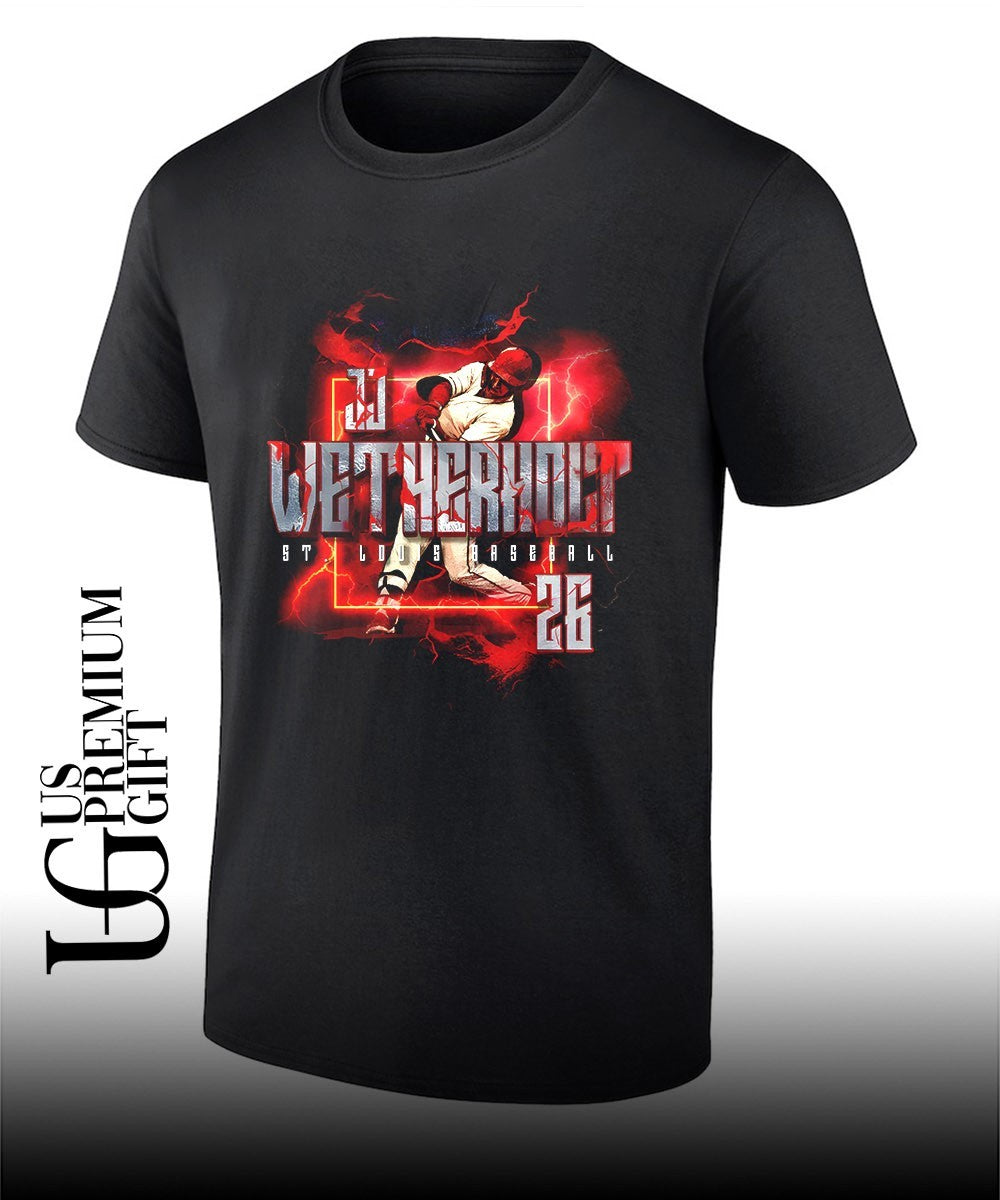 JJ Wetherholt player St. Louis Cardinals Baseball shirt
