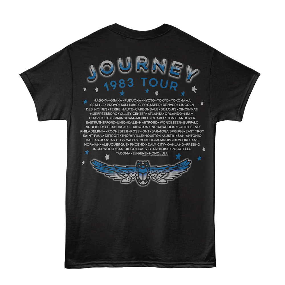JOURNEY Eye-Catching T-Shirt, 1983 TOUR Style001