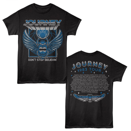 JOURNEY Eye-Catching T-Shirt, 1983 TOUR Style001