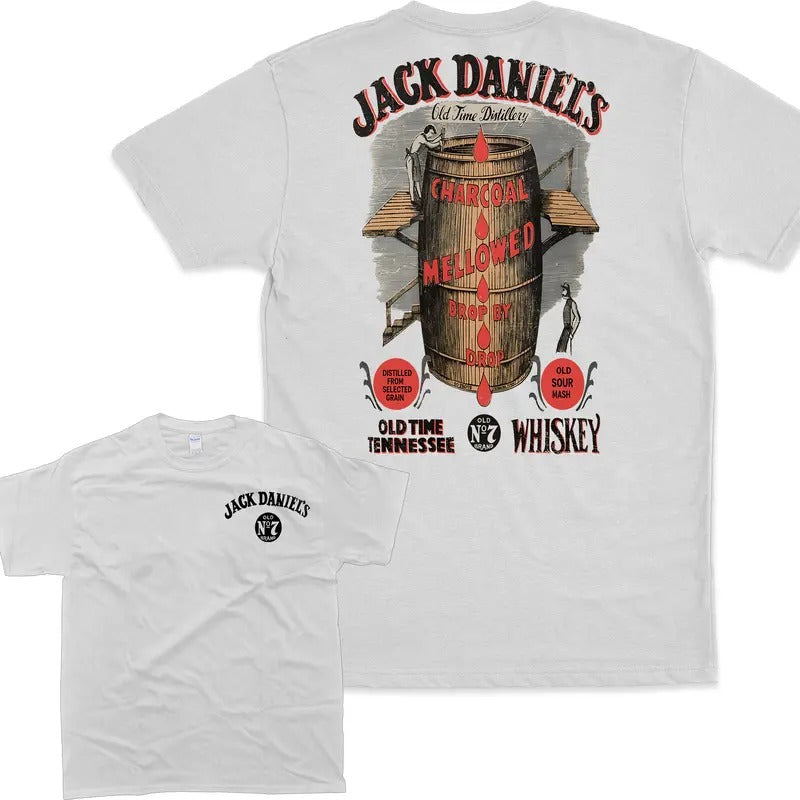 Jack Daniel's Whisky Barrel Print Shirt Unisex Tshirt For Men For Women Hoodie, Sweatshirt | UrbanDripWear.com