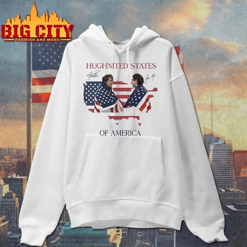 Jack Hughes Hughnited States Of America signature T-shirt